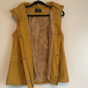 Love Tree Mustard Yellow Utility Vest